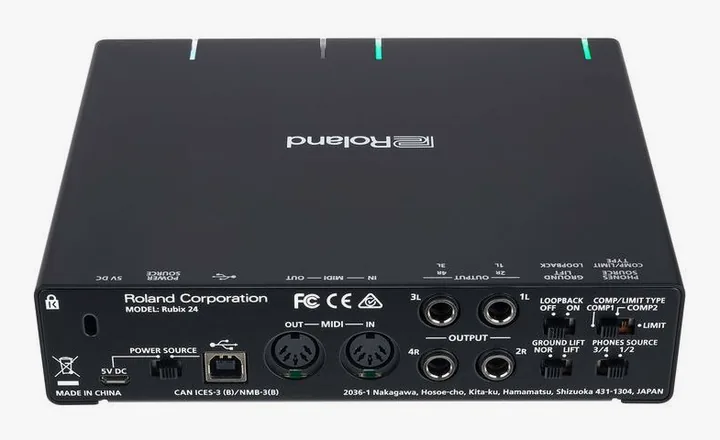 Roland Rubix24, laitteen yläpinta, kuva 4