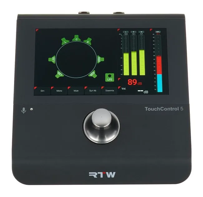 RTW TouchControl 5 Control & Meter, etupaneeli bassoelementteineen, kuva 2