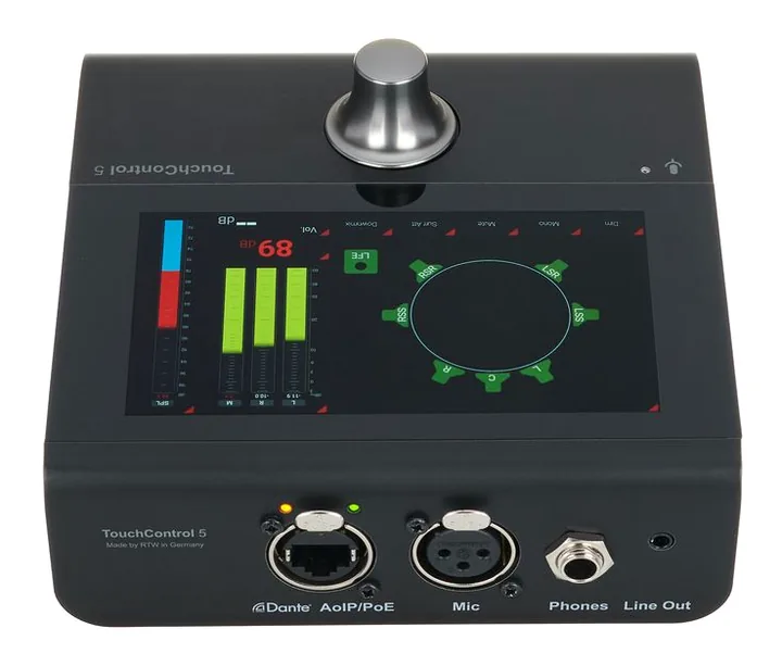 RTW TouchControl 5 Control & Meter, etupaneeli bassoelementteineen, kuva 4