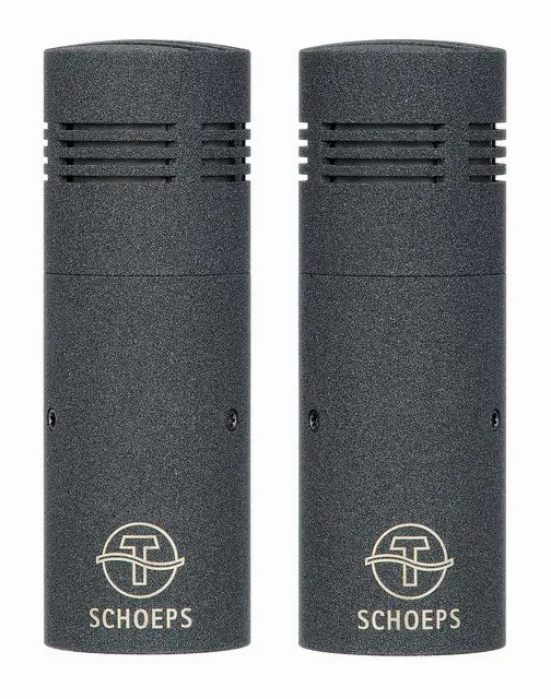 Schoeps Desert Island Set mit MK 21 edestä neutraalia taustaa vasten