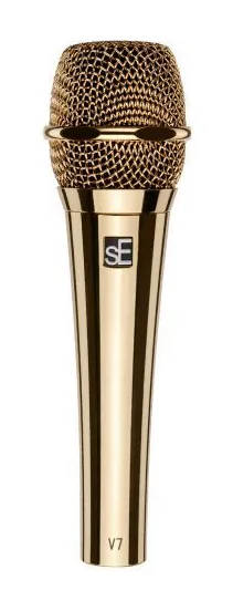 SE Electronics V7 Gold edestä kuvattuna