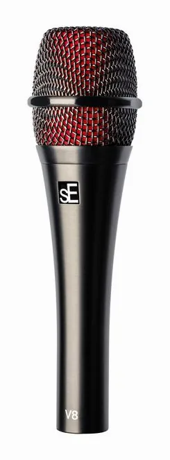 SE Electronics V8 Graphite Gray neutraalia taustaa vasten