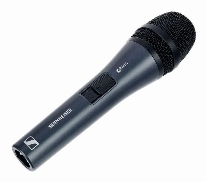 Sennheiser E845-S, mikrofonin kori läheltä, kuva 3