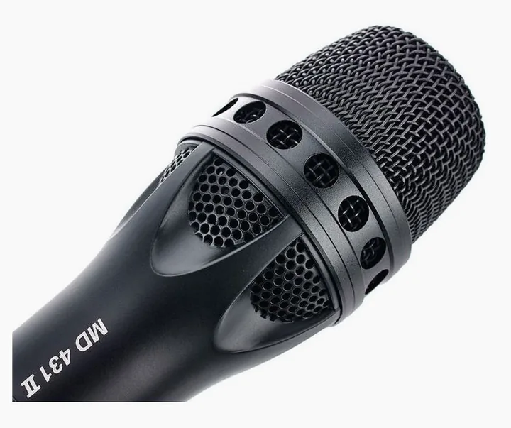 Sennheiser MD431II Profipower, logo ja pinta, kuva 3