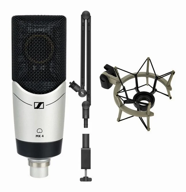 Sennheiser MK4 Recording Desk Bundle läheltä edestä