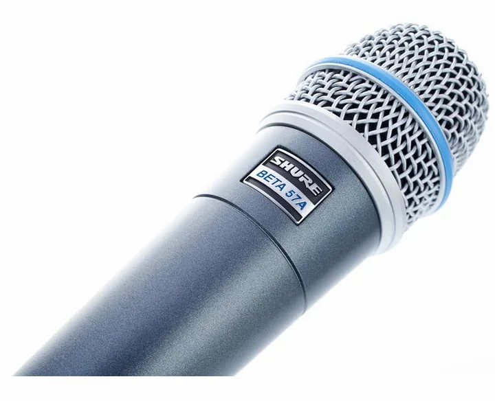Shure Beta 57 Set I, mikrofonin kori läheltä, kuva 4