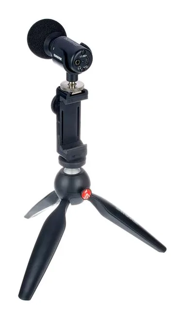 Shure Motiv MV88+ Video Kit, mikrofonin kori läheltä, kuva 3