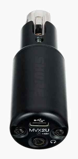 Shure Motiv MVX2U, tasomittarit ja merkkivalot, kuva 4