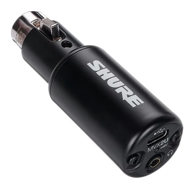 Shure Motiv MVX2U Gen 2, tulot etupuolella, kuva 3
