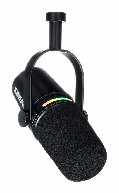 Shure MV7 Plus, ritilä edestä, kuva 2