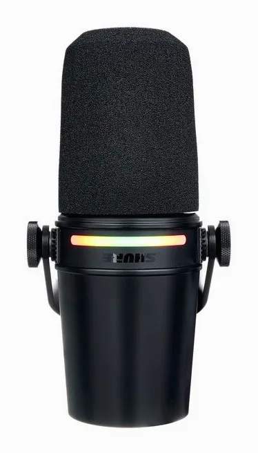 Shure MV7 Plus, mikrofonin kori läheltä, kuva 4