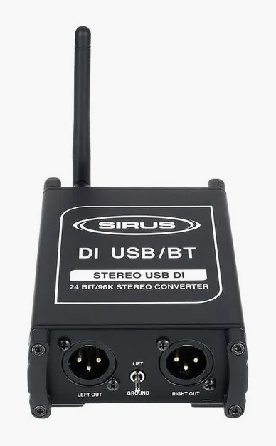 Sirus DI USB/BT, kotelo sivusta kuvattuna, kuva 2