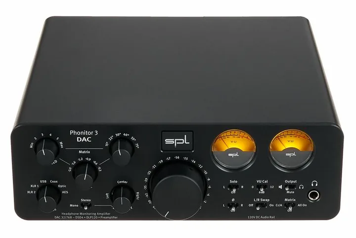 SPL Phonitor 3 DAC, kotelo sivusta kuvattuna, kuva 2