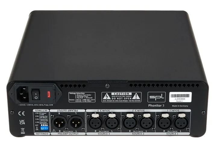 SPL Phonitor 3, kotelo sivusta kuvattuna, kuva 4