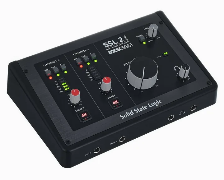 SSL 2 MKII, tulot etupuolella, kuva 3