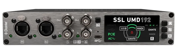 SSL UMD192, liitännät takana, kuva 3