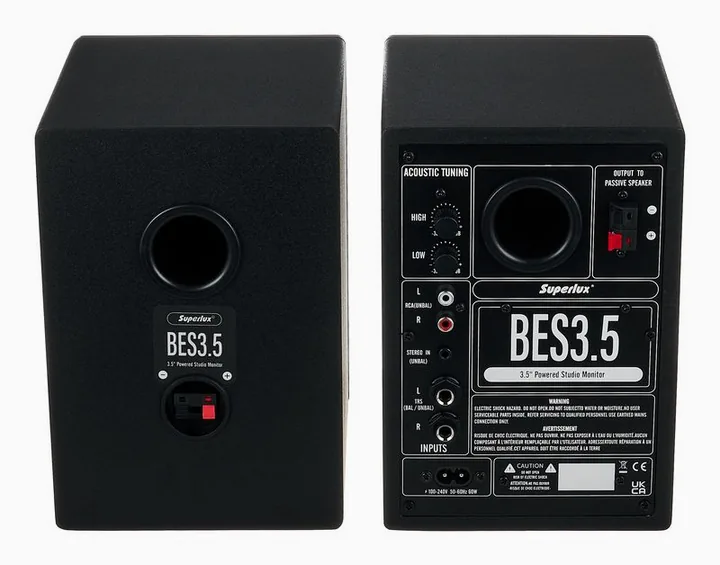 Superlux BES3.5, logo ja pinta, kuva 4