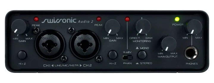 Swissonic Audio 2, kotelo sivusta kuvattuna, kuva 4