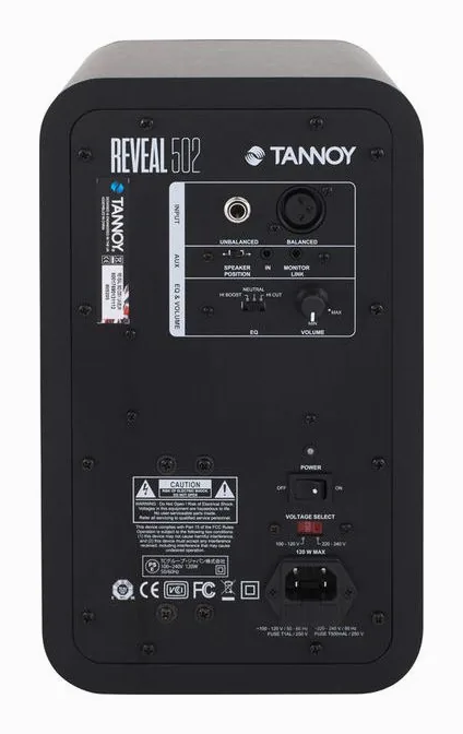 Tannoy Reveal 502 ISO Pad Set, kotelo sivusta kuvattuna, kuva 4