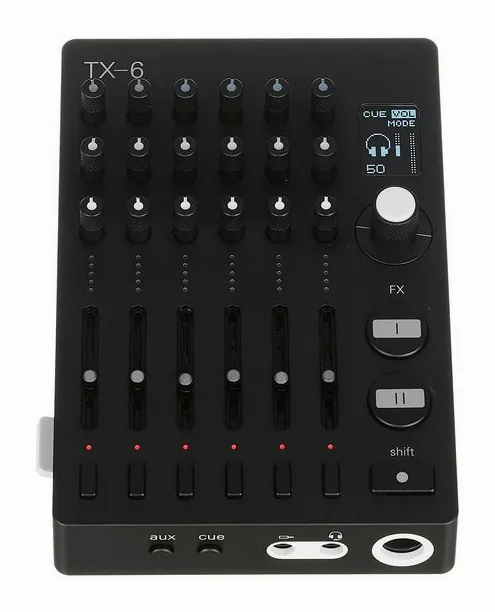 Teenage Engineering TX-6 Black, laitteen yläpinta, kuva 2