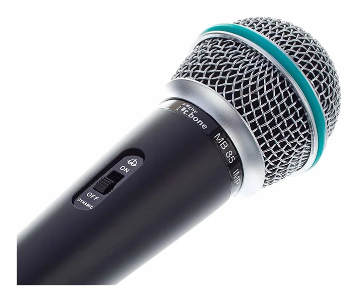 the t.bone MB85 Wireless Mic Bundle, mikrofonin kori läheltä, kuva 4