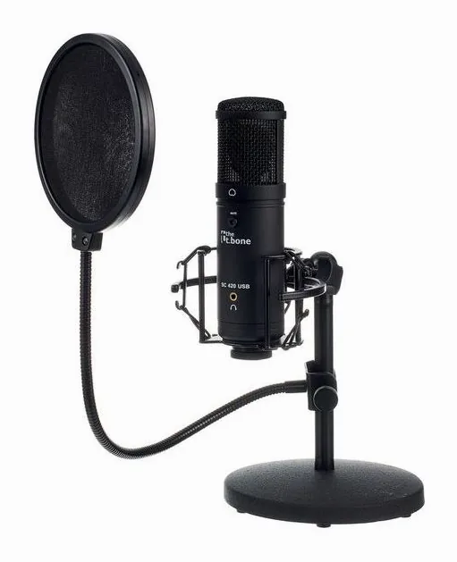 the t.bone SC 420 USB Podcast Bundle, logo ja pinta, kuva 2