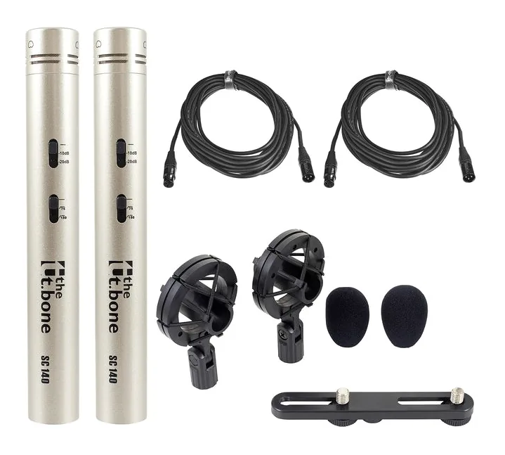 the t.bone SC 140 Stereoset Bundle neutraalia taustaa vasten