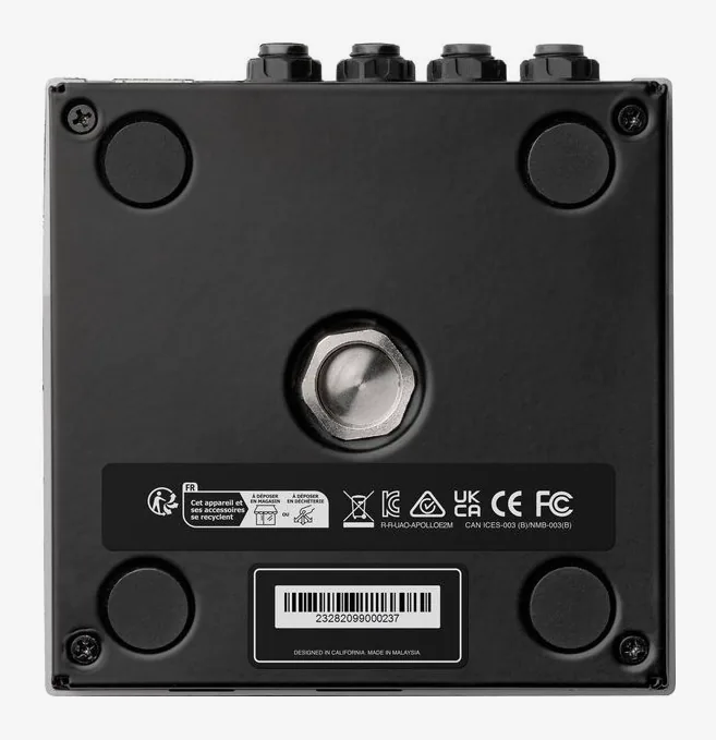 Universal Audio Apollo e2m, takapaneeli liitäntöineen, kuva 2