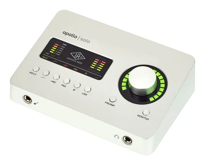 Universal Audio Apollo Solo USB Heritage Ed., etupaneeli säätimineen, kuva 2