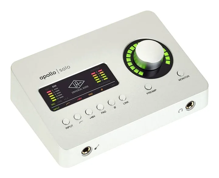 Universal Audio Apollo Solo USB Heritage Ed., tulot etupuolella, kuva 4