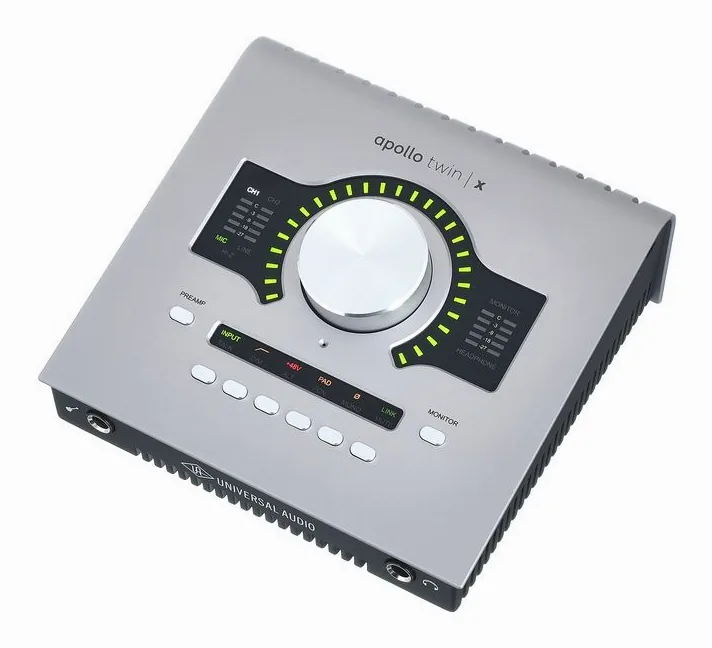 Universal Audio Apollo Twin X Duo Gen2 AC Pro, liitännät takana, kuva 2