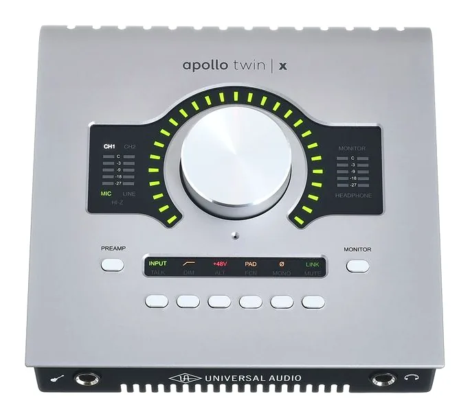 Universal Audio Apollo Twin X Duo Gen2 AC Pro, liitännät takana, kuva 3