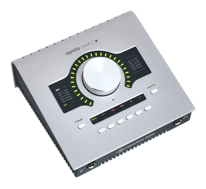 Universal Audio Apollo Twin X Quad Gen2 AC Pro, liitännät takana, kuva 4