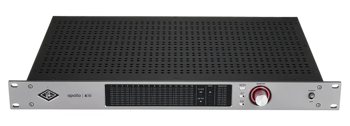 Universal Audio Apollo x16 Gen2 AC, etupaneeli säätimineen, kuva 3