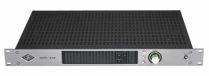 Universal Audio Apollo x16D Gen2 AC, kotelo sivusta kuvattuna, kuva 3