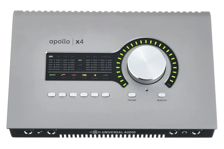 Universal Audio Apollo X4 Gen2 AC Pro, tulot etupuolella, kuva 3