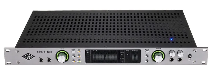 Universal Audio Apollo x8p Gen2 AC, etupaneeli säätimineen, kuva 3
