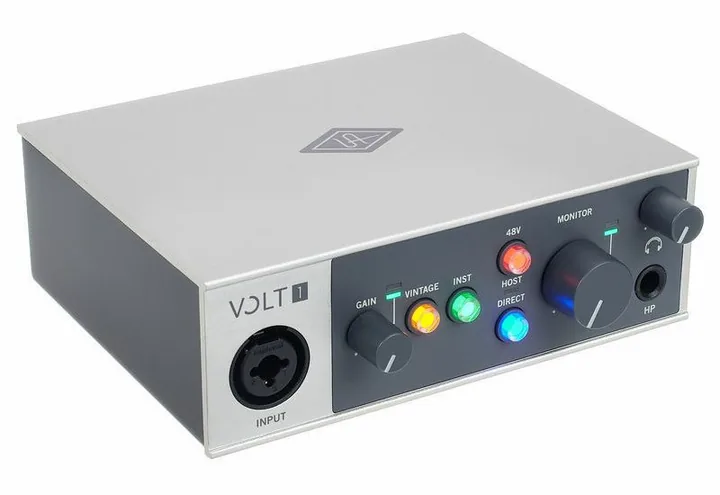 Universal Audio Volt 1 USB Recording Studio, liitännät takana, kuva 3