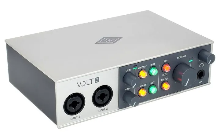 Universal Audio Volt 2 USB Recording Studio, laitteen yläpinta, kuva 3