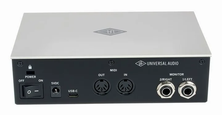 Universal Audio Volt 2 USB Recording Studio, liitännät takana, kuva 4