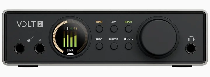 Universal Audio Volt 2 Gen2, liitännät takana, kuva 3