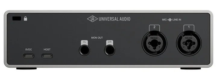 Universal Audio Volt 2 Gen2, tulot etupuolella, kuva 4