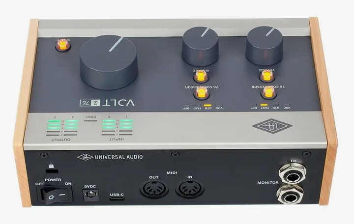 Universal Audio Volt 276 USB Recording Studio, laitteen yläpinta, kuva 4