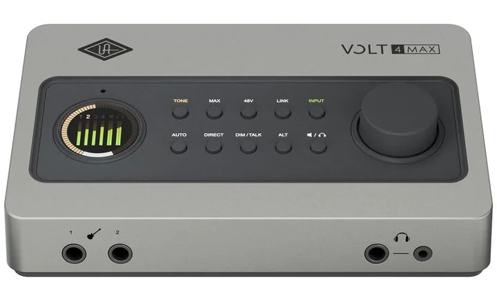 Universal Audio Volt 4 Max, liitännät takana, kuva 3