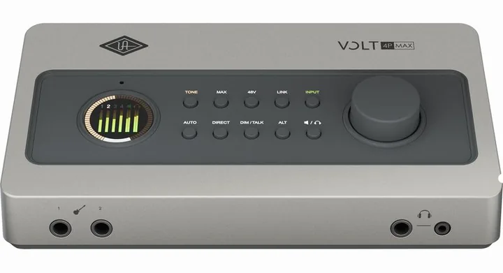Universal Audio Volt 4P Max, liitännät takana, kuva 2