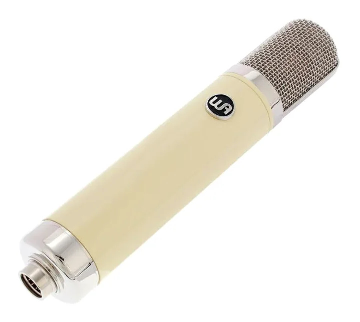 Warm Audio WA-251 edestä neutraalia taustaa vasten