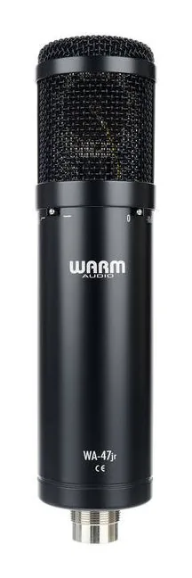 Warm Audio WA-47jr Black, logo ja pinta, kuva 3