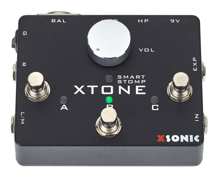 Xsonic Xtone Interface/Foot Control, laitteen yläpinta, kuva 2