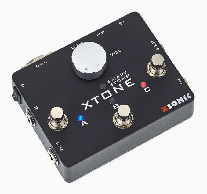 Xsonic Xtone Interface/Foot Control, kotelo sivusta kuvattuna, kuva 3