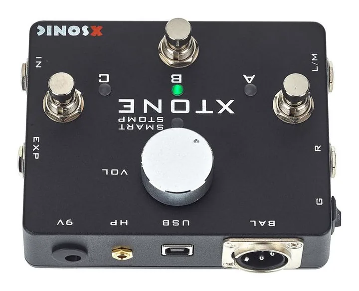 Xsonic Xtone Interface/Foot Control, liitännät takana, kuva 4